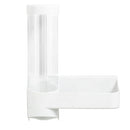 Wall-Mounted Disposable Cup Automatic Cup Remover Household Water Dispenser Paper Cup Rack(White)