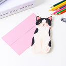 20 PCS Cute Animal Mini Card Birthday/Thank You Card(Flower Cat)