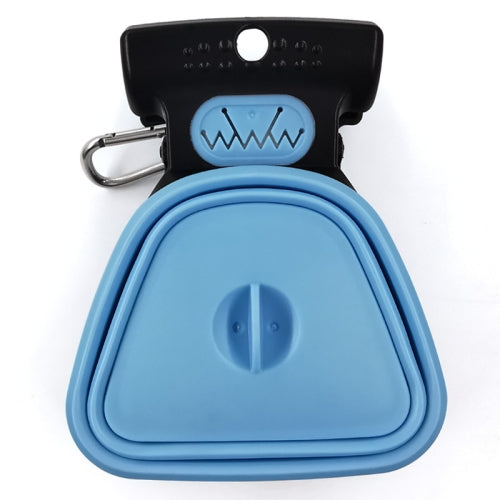 DT Portable Toilet Picker For Pets Outing Folding Clip Collector, Size: 19x15.5cm(Blue)
