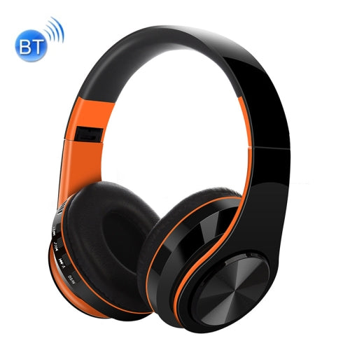FG-69 Bluetooth Wireless Headset Subwoofer Mobile Computer Headset(Orange)