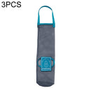 3 PCS Multifunctional Mesh Bag Storage Bag Portable And Carryable Hanging Bag For Fruit And Vegetable, Colour: Blue (Small)