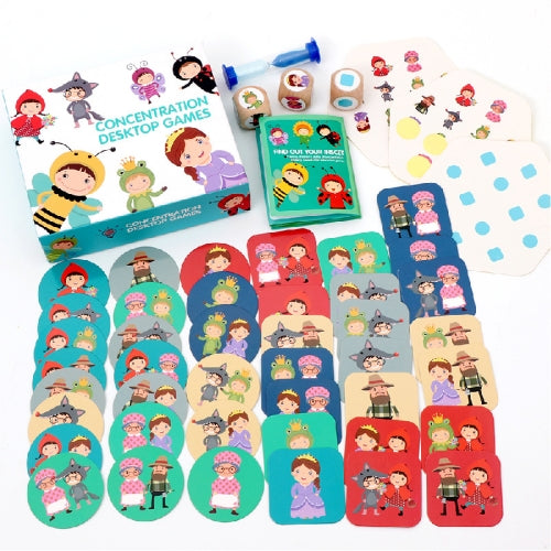 Children Early Education Intelligence Concentration Training Game Toy(Fairy Tale)