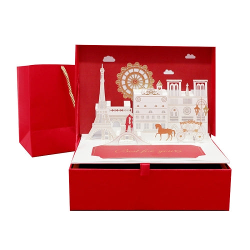 Love Story Three-Dimensional Gift Box Creative Gift Packaging Box, Colour: Small (Package 1 )
