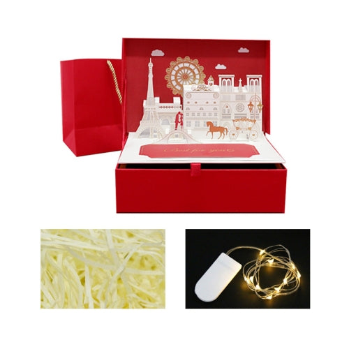 Love Story Three-Dimensional Gift Box Creative Gift Packaging Box, Colour: Small (Package 2 )