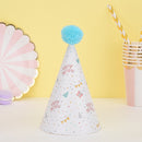 20 PCS Cute Children Bronzing Birthday Hats Cake Baking Decoration Party Hats Happy Birthday