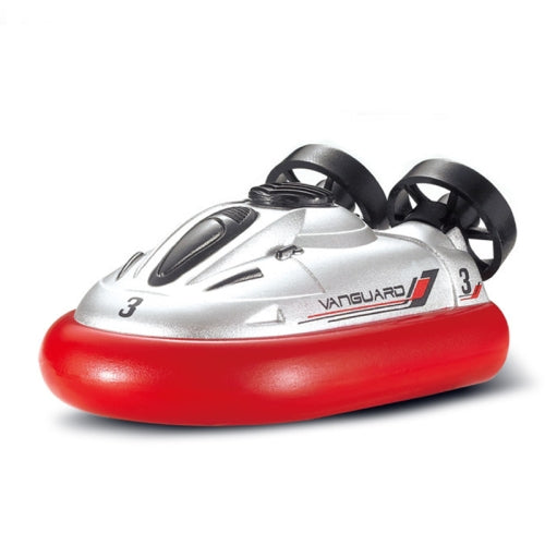 Children Mini 2.4G Wireless Electric Four-Way Hovercraft Model Boy Remote Control Hovercraft Water Toy(Red )