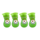 Pet Cartoon Silicone Rain Boots Waterproof Non-Slip Cold-Resistant Dog Shoes, Size: M(Green)