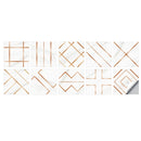 2 Sets Geometric Pattern Staircase Wall Tile Sticker Kitchen Stove Water And Oil Proof Stickers, Specification: M: 15x15cm(HT-011 Copper)