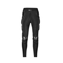 SULAITE Motorcycle Cross-Country Riding Trousers Protective Hip Pants, Specification: L(Black)