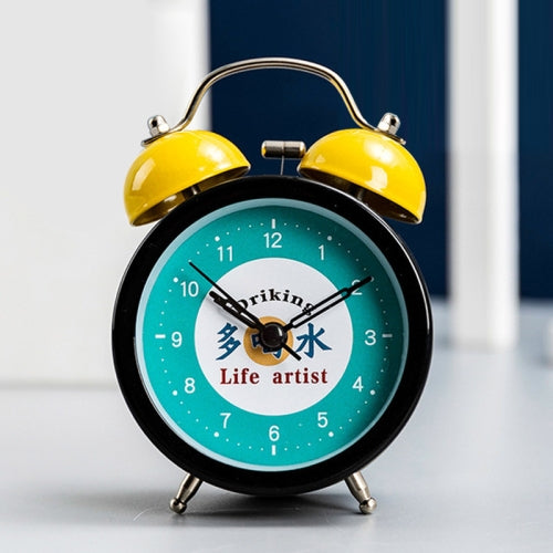 Cartoon Children High Volume Alarm Multifunctional Bedside Clock, Colour: Green Tide