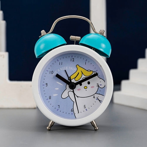 Cartoon Children High Volume Alarm Multifunctional Bedside Clock, Colour: Purple HI! I am Here