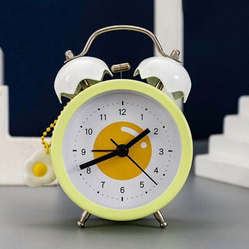 Cartoon Children High Volume Alarm Multifunctional Bedside Clock, Colour: Fruit Green Eggs
