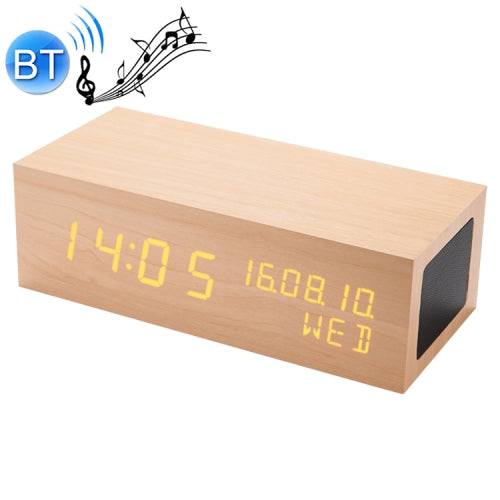 Wooden Clock Bluetooth Speaker(Bluetooth Audio Quality)