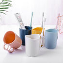 10 PCS Mouthwash Cup Home Simple Toothbrushing Cup Portable Tooth Cylinder Bucket,Random Color Delivery