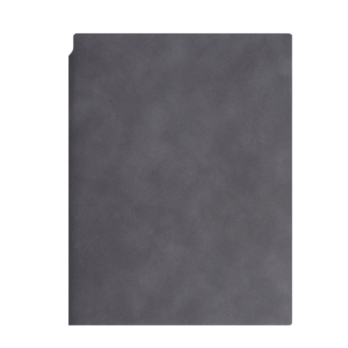 2 PCS Business Notebook PU Retro Soft Leather Office Notepad, Cover color: Light Gray Insert Pen, Specification: A5