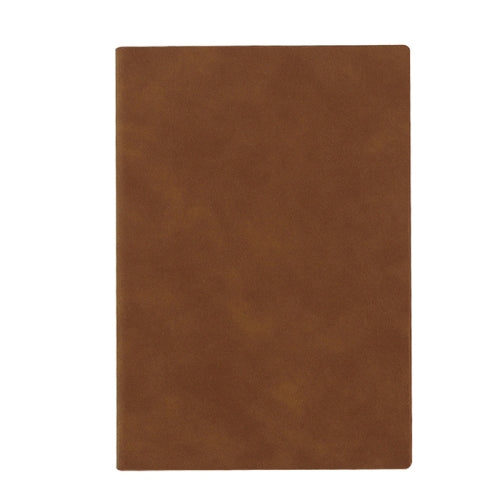2 PCS Business Notebook PU Retro Soft Leather Office Notepad, Cover color: Brown Ordinary, Specification: A5