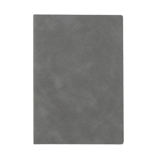 2 PCS Business Notebook PU Retro Soft Leather Office Notepad, Cover color: Light Gray Ordinary, Specification: A5