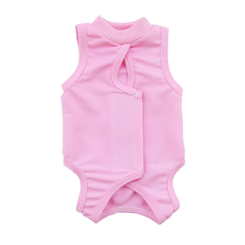 Pet Sterilization Post-Operative Nursing Gown Female Cat Anti-Licking Surgical Gown, Size: L(Pink)