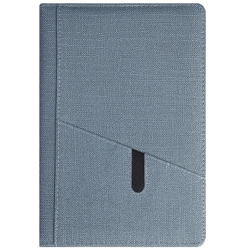 2 PCS Notebook PU Leather Business Notepad Pocket Student Notepad, Specification: A6(Gray Blue)