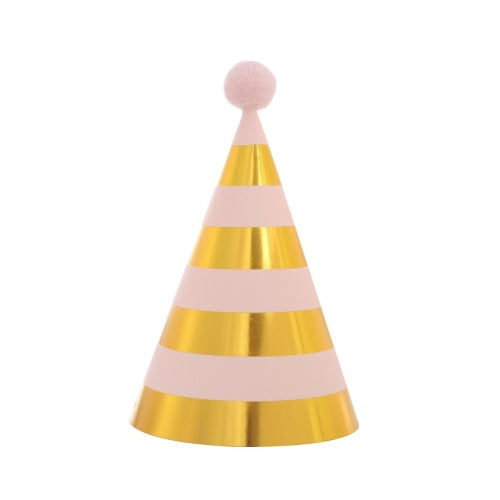 20 PCS Sequined Fur Ball Birthday Hat Birthday Party Supplies Dress Up Paper Hat, Colour: No. 9 Pink