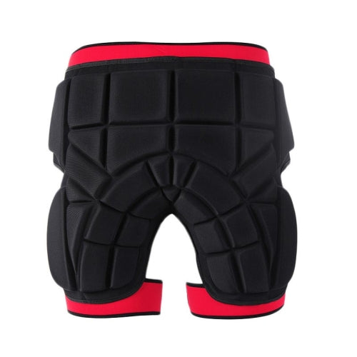 SULAITE Roller Skating Protective Equipment Fishing Pants Outdoor Sports Drop Diaper Pants Protective Gear, Size: S(Black)