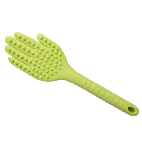 2 PCS Multifunctional Whole Body Silicone Palm Pat and Back Beater Massager Random Color Delivery