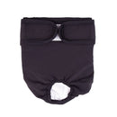Pet Physiological Pants Pet Waterproof Panties, Size: L(Black)