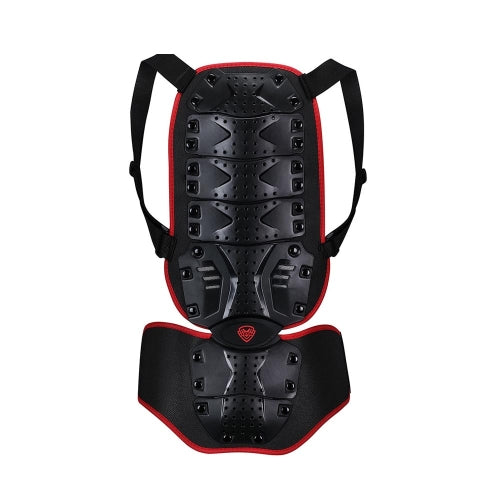 SULAITE GT-203 Spine And Back Protection Anti-Impact Cycling Skating Skiing Outdoor Sports Protective Gear(Black Red)