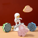 2 Sets Cartoon Space Series Kitchen Dishwashing Brush Sponge Wipe Set Pot Bottom Derusting Decontamination Cleaning Wipe