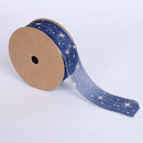 Starry Sky Yarn Ribbon Gift Box Packaging Bow Tie Ribbon, Specification: 4CM(Royal Blue)