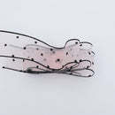 Transparent Snow Dots Yarn Ribbon Gift Box Packaging Material, Specification: 2.5cm(Starry Pink)