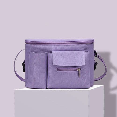 Multifunctional Stroller Hanging Bag Stroller Baby Bottle Water Bottle Bag Storage bag(Purple)