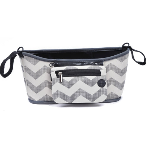 Baby Stroller Bag Baby Stroller Debris Storage Bag(Stripe)
