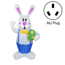 HC-FHJ-12002 Easter Decoration Cartoon Inflatable Model 1.9m Inflatable Rabbit Holiday Venue Layout(AU Plug)