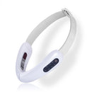 Micro-Current Lifting Firming Skin Rejuvenation Face-Lifting Instrument Relieving Double Chin Lines And wrinkle Facial Bandage(Angel White)