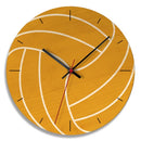 Simple Home Printing And Painting Creative Wall Clock Living Room Bedroom Ball Wooden Decorative Clock APC027b