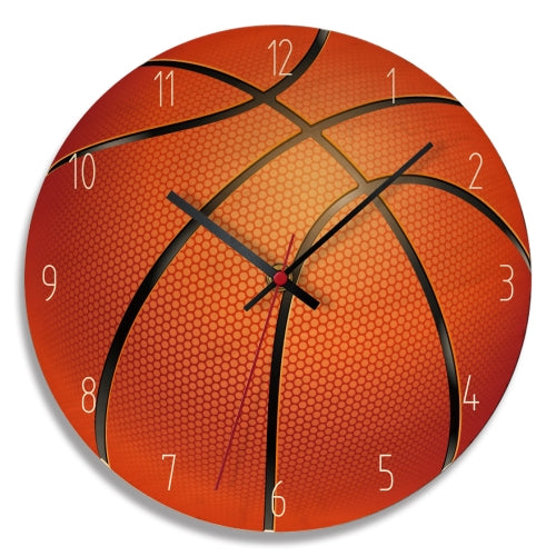 Simple Home Printing And Painting Creative Wall Clock Living Room Bedroom Ball Wooden Decorative Clock APC027c