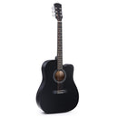 Folk Acoustic Guitar Beginner Training And Teaching Stringed Instruments, Colour: 41 Inch (Black)