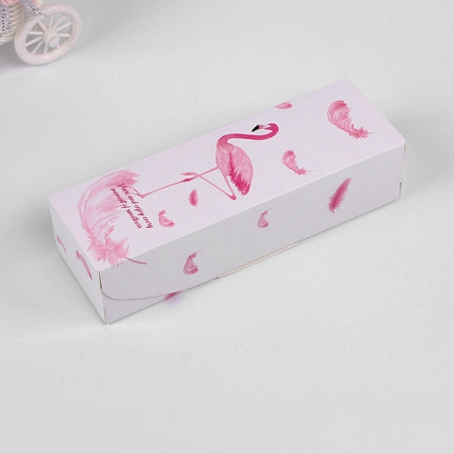 30 PCS Color Bronzing Long Packaging Gift Box Baking Packaging Box, Specification: Flamingo