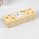 30 PCS Color Bronzing Long Packaging Gift Box Baking Packaging Box, Specification: Yellow Feather