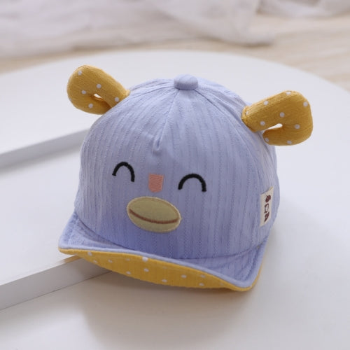 MZ8715 Spring Squinting Sheep Tentacles Shape Baby Peaked Cap, Size: 44cm Adjustable(Blue)