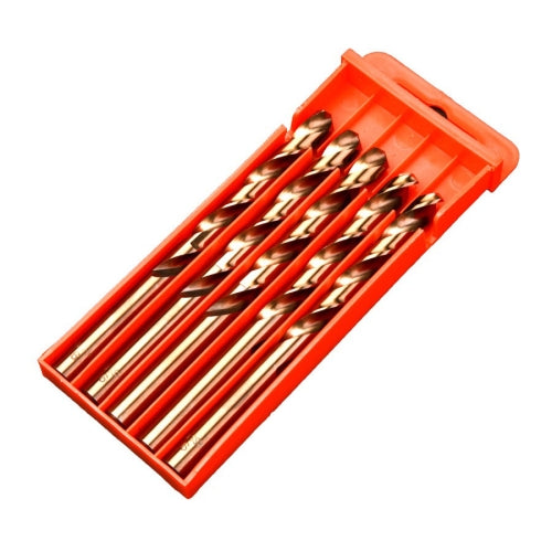 5 PCS 12.0mm 5 PCS High Speed Steel M35 Cobalt-Containing Twist Drill Fully Ground Stainless Steel Drill Bit