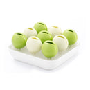 Creative Large Blossoming Cosmetics Desktop Sundries Storage Box(Vibrant Green)