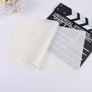 2 Packs Cake Greaseproof Paper Baking Packaging Plate Paper Hamburger Paper, Colour: White English