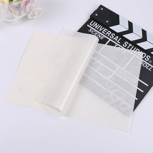 2 Packs Cake Greaseproof Paper Baking Packaging Plate Paper Hamburger Paper, Colour: White English