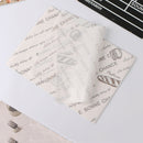 2 Packs Cake Greaseproof Paper Baking Packaging Plate Paper Hamburger Paper, Colour: Brown Pastry