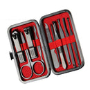 2 Sets Nail Clippers Beauty Nail Manicure Tool(Red)