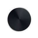 10 PCS CD Texture Aluminum Alloy Magnetic Sheet Magnetic Patch Set For Car Phone Holder, With Alcohol Cotton Sheet And Protective Film(Black)