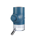 Pet Waterer Ball Feeder Hanging Dog Waterer Hanging Cage Pet Water Cup 500ML(Blue)