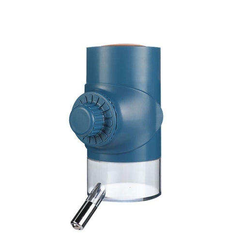 Pet Waterer Ball Feeder Hanging Dog Waterer Hanging Cage Pet Water Cup 500ML(Blue)